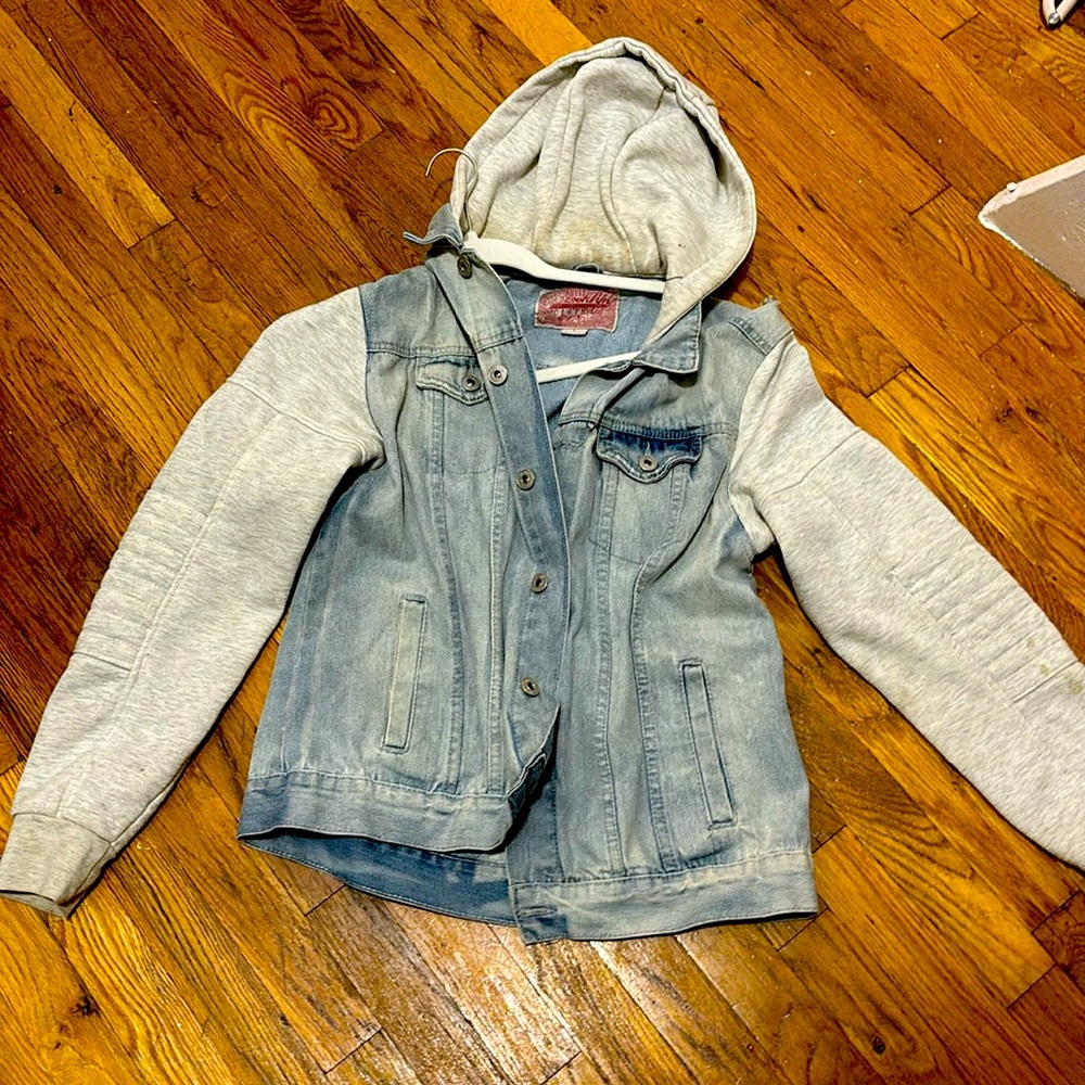 Brooklyn Clothing Co Denim Hooded Jacket